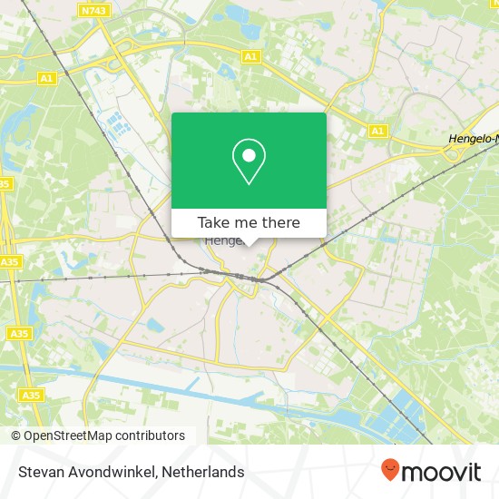 Stevan Avondwinkel map