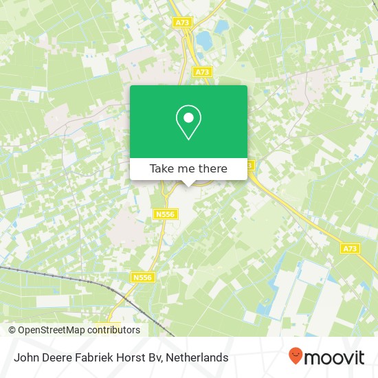 John Deere Fabriek Horst Bv map