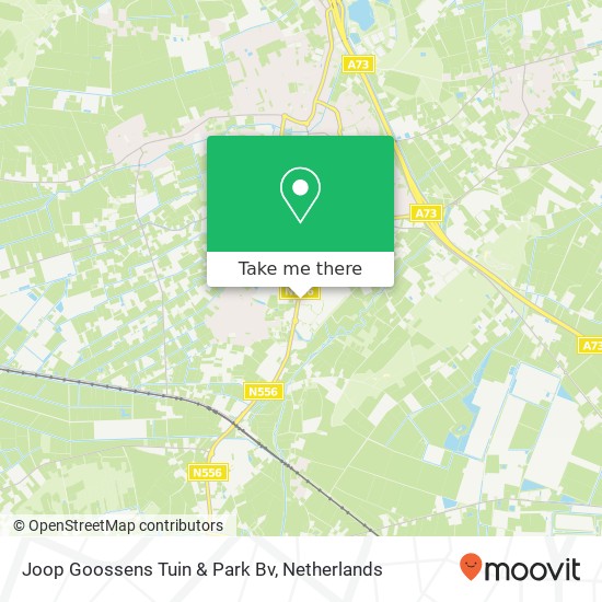 Joop Goossens Tuin & Park Bv Karte