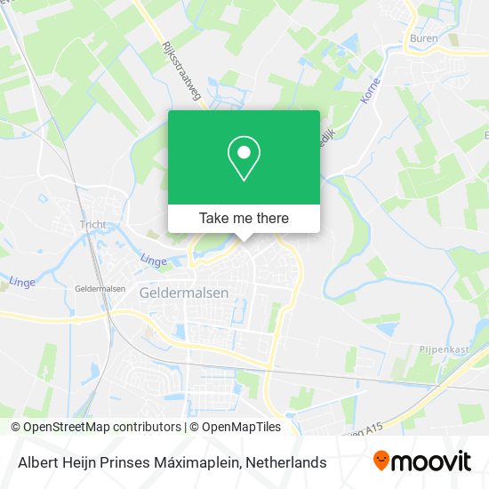 Albert Heijn Prinses Máximaplein map
