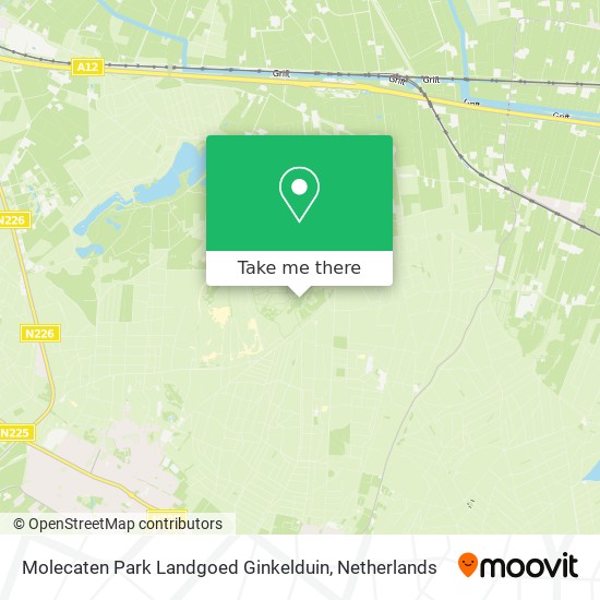 Molecaten Park Landgoed Ginkelduin map