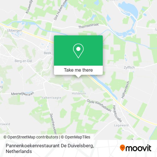 Pannenkoekenrestaurant De Duivelsberg map
