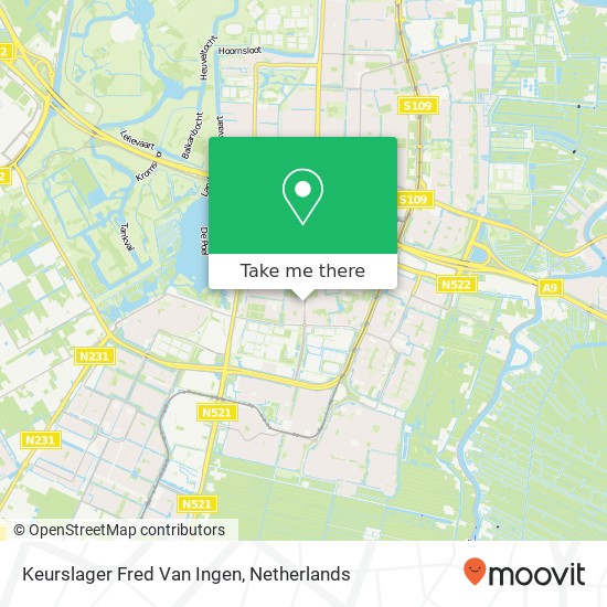 Keurslager Fred Van Ingen map