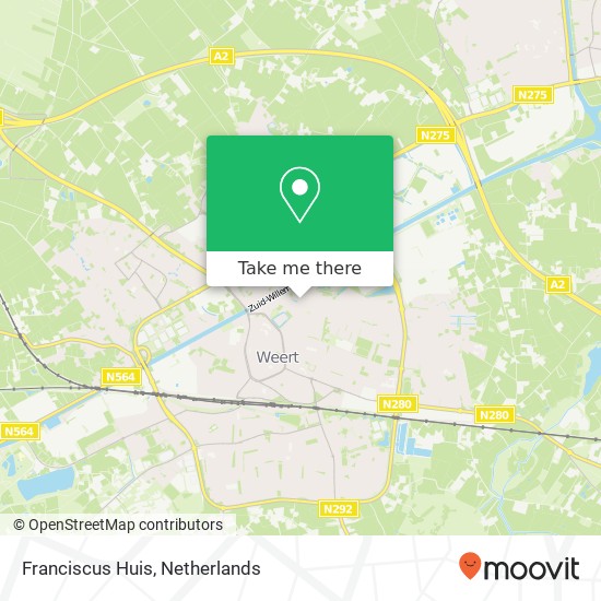 Franciscus Huis map