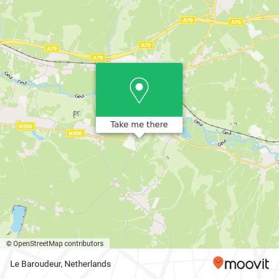 Le Baroudeur map