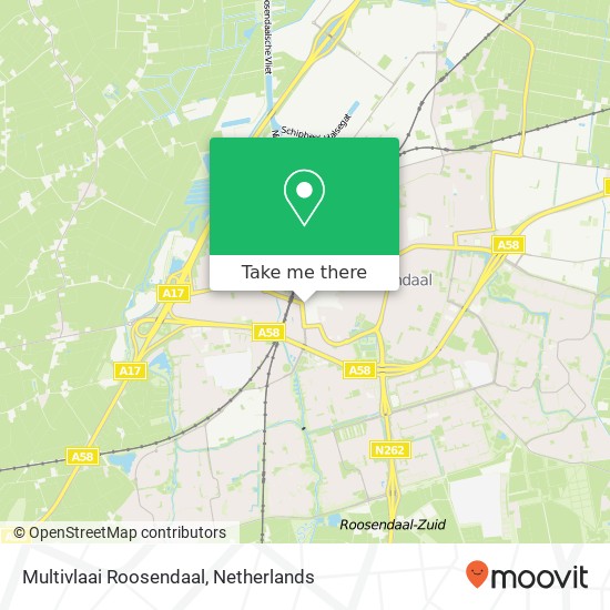 Multivlaai Roosendaal Karte