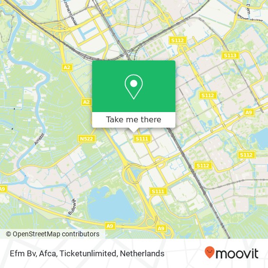 Efm Bv, Afca, Ticketunlimited map