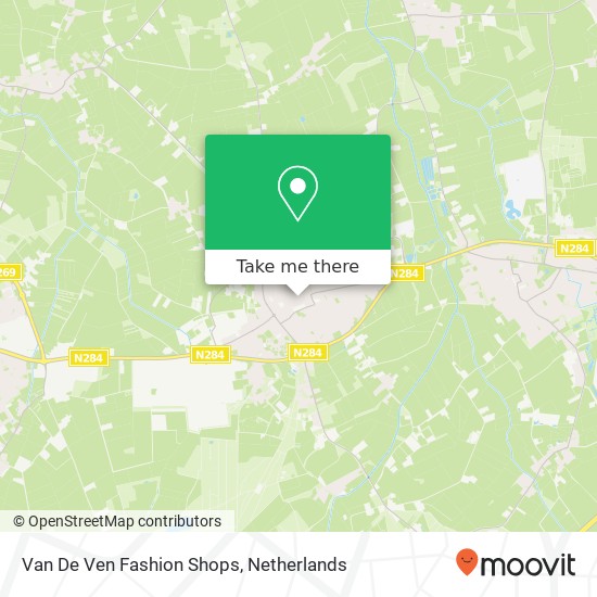 Van De Ven Fashion Shops Karte