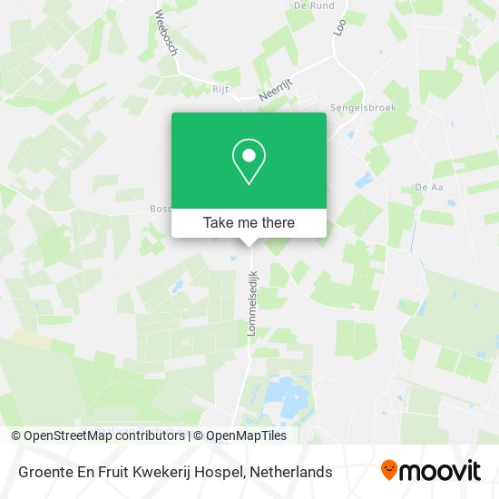 Groente En Fruit Kwekerij Hospel Karte