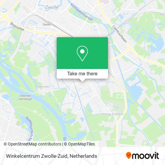 Winkelcentrum Zwolle-Zuid Karte