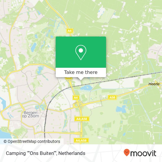 Camping ""Ons Buiten"" map