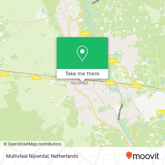 Multivlaai Nijverdal map