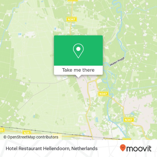 Hotel Restaurant Hellendoorn map