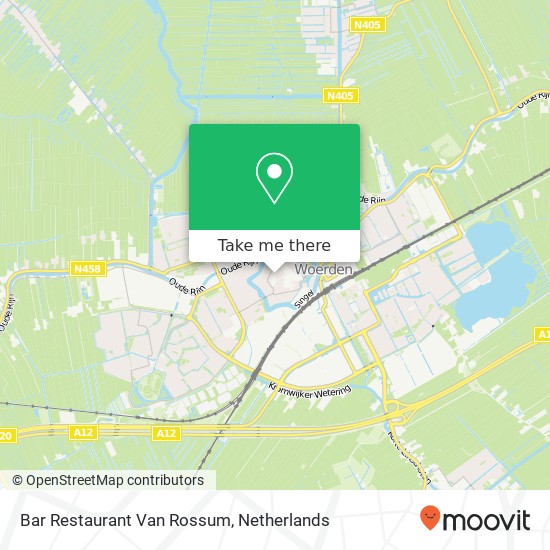 Bar Restaurant Van Rossum map