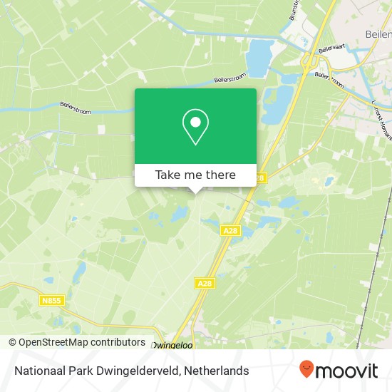 Nationaal Park Dwingelderveld map