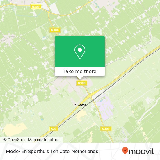 Mode- En Sporthuis Ten Cate map