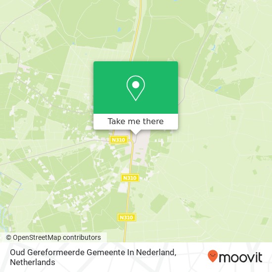 Oud Gereformeerde Gemeente In Nederland map