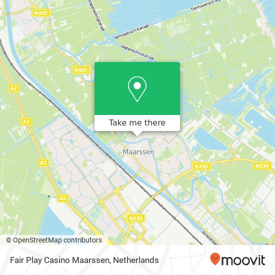 Fair Play Casino Maarssen map