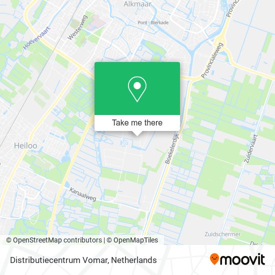 Distributiecentrum Vomar map