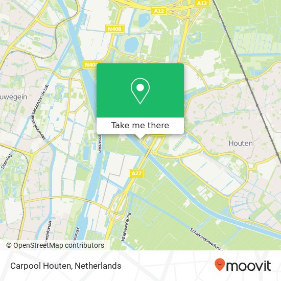 Carpool Houten map