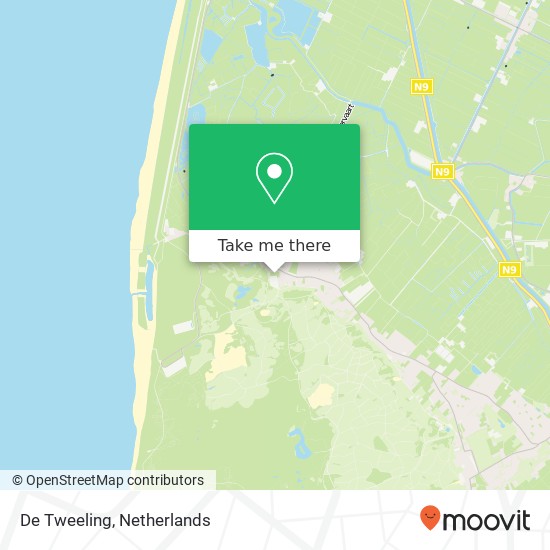 De Tweeling map