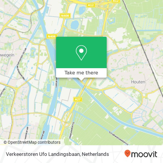 Verkeerstoren Ufo Landingsbaan map