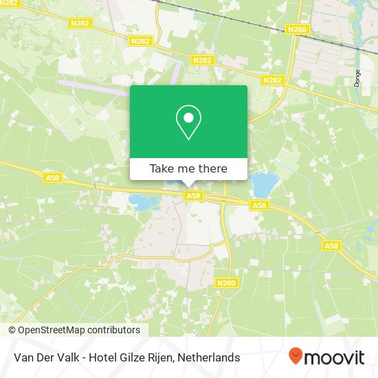 Van Der Valk - Hotel Gilze Rijen map