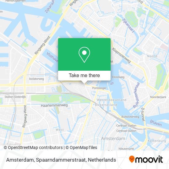 Amsterdam, Spaarndammerstraat Karte