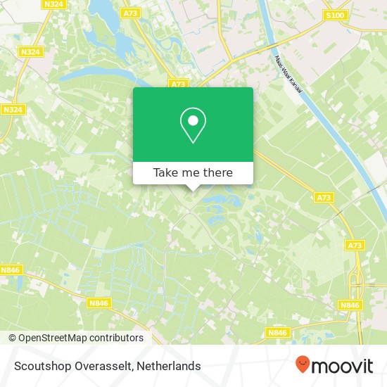 Scoutshop Overasselt map