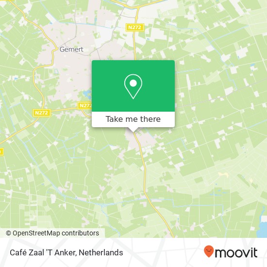Café Zaal 'T Anker map