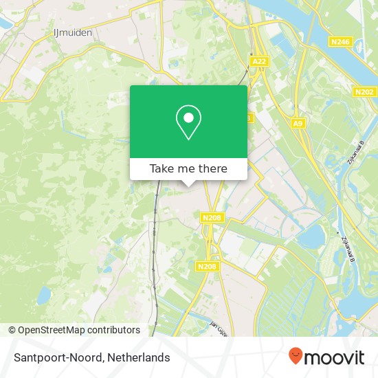 Santpoort-Noord map