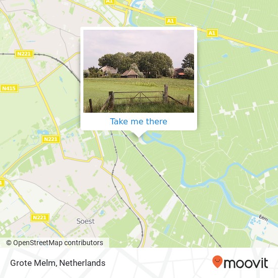 Grote Melm map