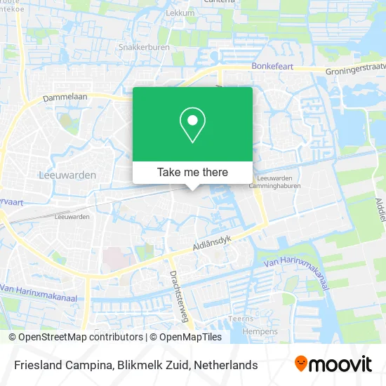 Friesland Campina, Blikmelk Zuid map