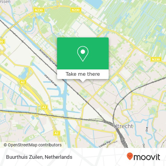 Buurthuis Zuilen map