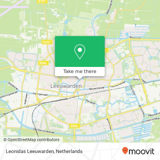 Leonidas Leeuwarden map