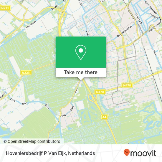 Hoveniersbedrijf P Van Eijk map