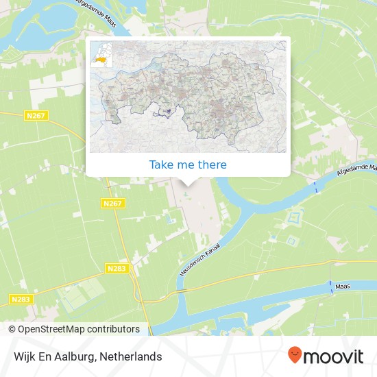 Wijk En Aalburg map