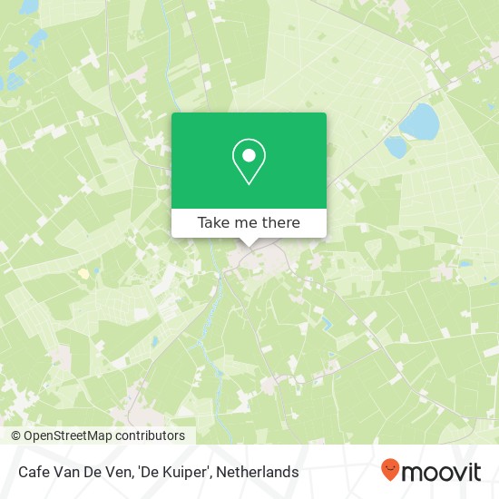 Cafe Van De Ven, 'De Kuiper' map
