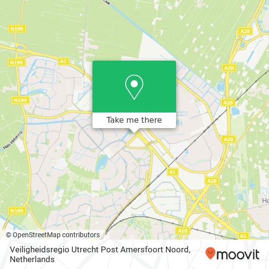 Veiligheidsregio Utrecht Post Amersfoort Noord map