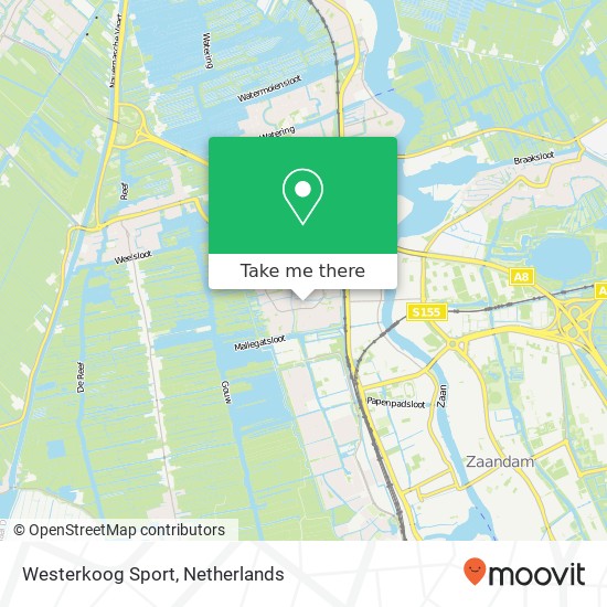 Westerkoog Sport map