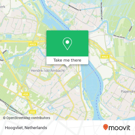 Hoogvliet map