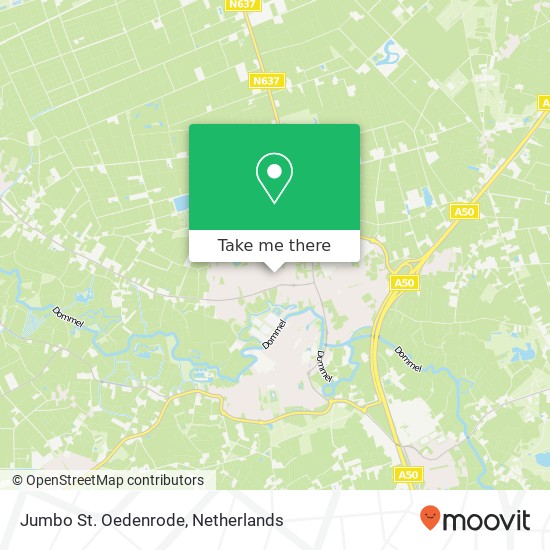 Jumbo St. Oedenrode map