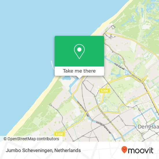 Jumbo Scheveningen map