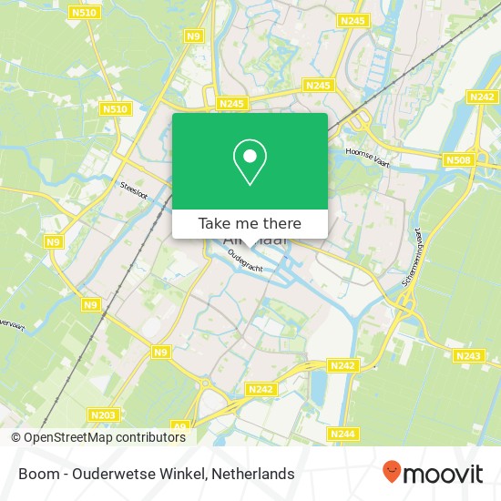 Boom - Ouderwetse Winkel map