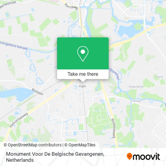 Monument Voor De Belgische Gevangenen Karte