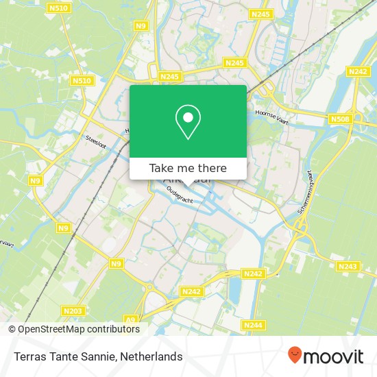 Terras Tante Sannie map