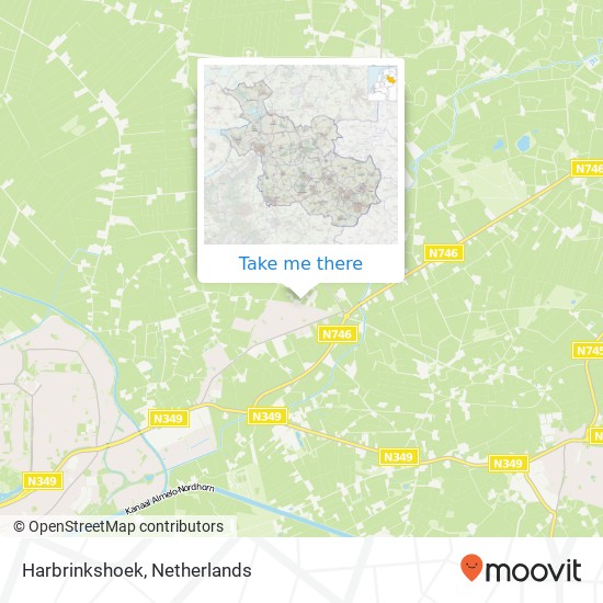 Harbrinkshoek map