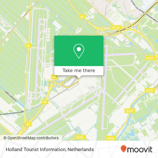 Holland Tourist Information map
