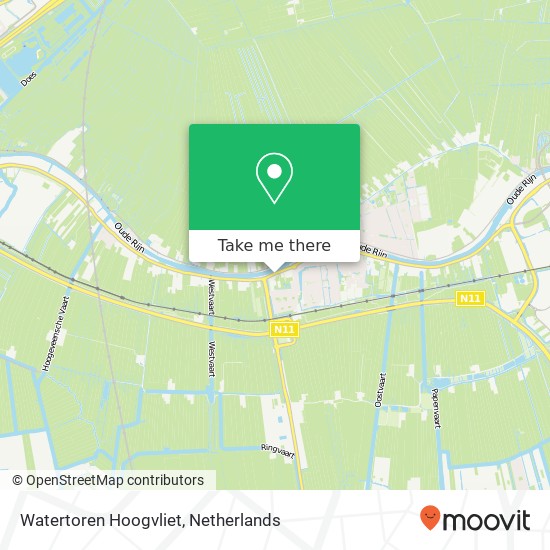 Watertoren Hoogvliet map