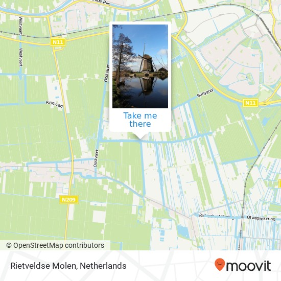 Rietveldse Molen map